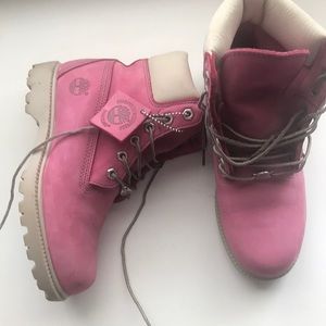 Pink timberlands